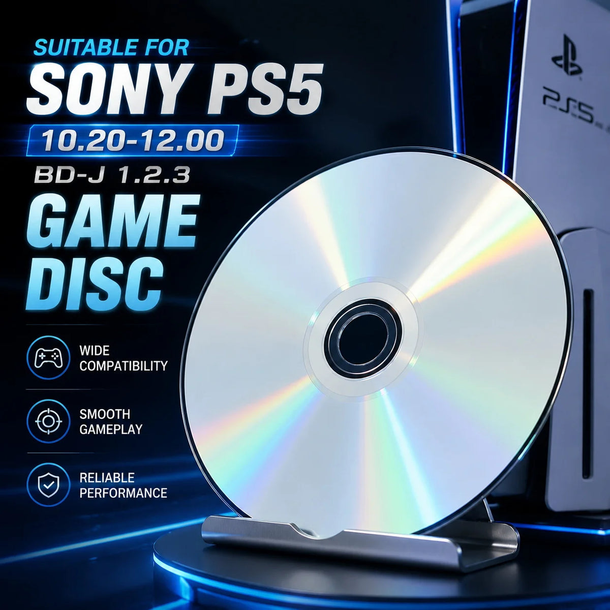 All-in-One Jailbreak Disc For Sony PS5 10.20-12.00 BD-J 1.2.3 Boot Disc BD-JB Autoloader V1.2.3 Blu-ray Boot Disc for PS5