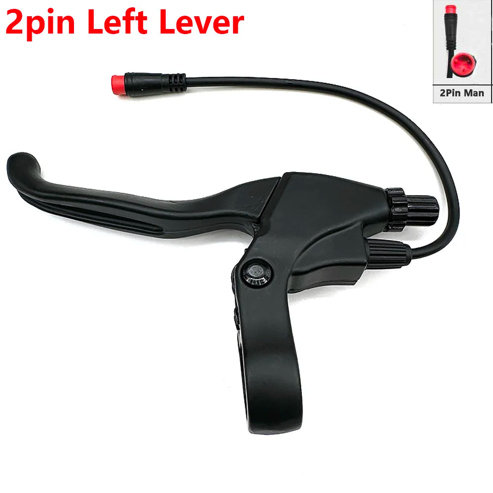 Cut Power-Off Brake Lever Folding Electric Scooter Replacement Brake Handle Lever for E-Bike EBIKe SM 2Pin Aluminum Alloy Lever