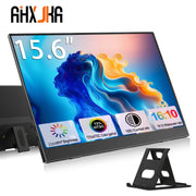 AHXJKA 15.6” Portable Monitor 60HZ IPS USB-C HDMI 250Cd/m² 768P For Laptop XBox PS4 / 5 Switch TV Cell Phone PC Extension Mobile