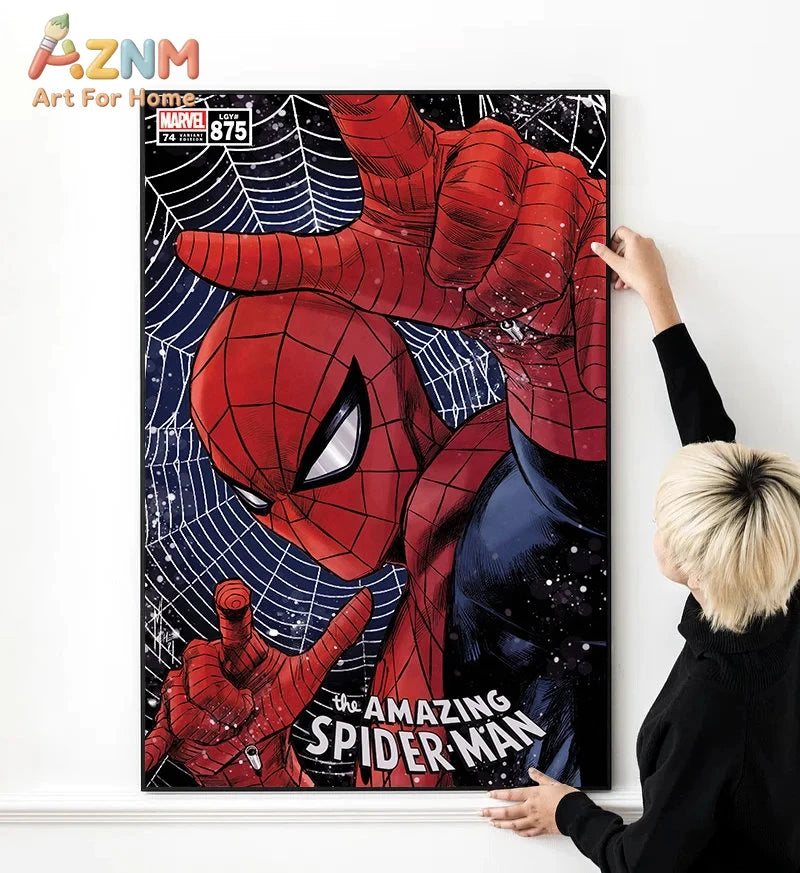 Spider-man Marvel Comics Poster High Quality Print Photo Wall Art Canvas Cloth Poster