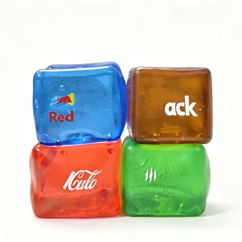 Schylling Needoh Nice Cube Sensory Fidget Toy Cola Anxiety Sensory Stress Relief Focus ADHD & Office Desk Calming Perfect Gift