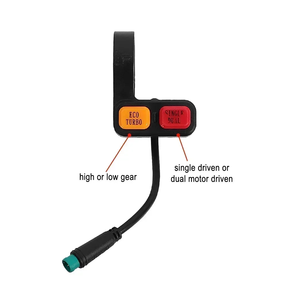 Dual Drive Control Switch 5 Pin for Kugoo G-Booster Electric Scooter Single And Dual Drive Motor Switch Headlight Switch Parts