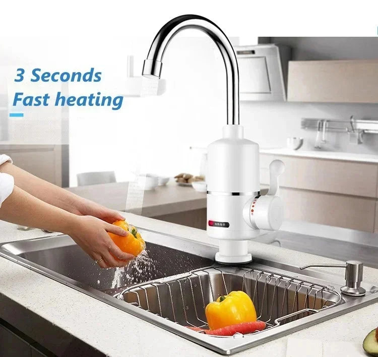 220V 3000W Electric Water Heater Kitchen Instant Hot Water Tap Heater Water Faucet Instantaneous Heater Heating Tap
