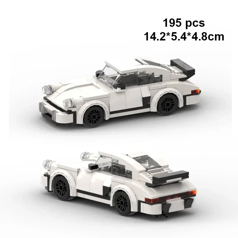 Technical Car Speed Racing Building Blocks Bricks Sets Sports Car MOC Garage City Vehicle Creative Toys For Kids