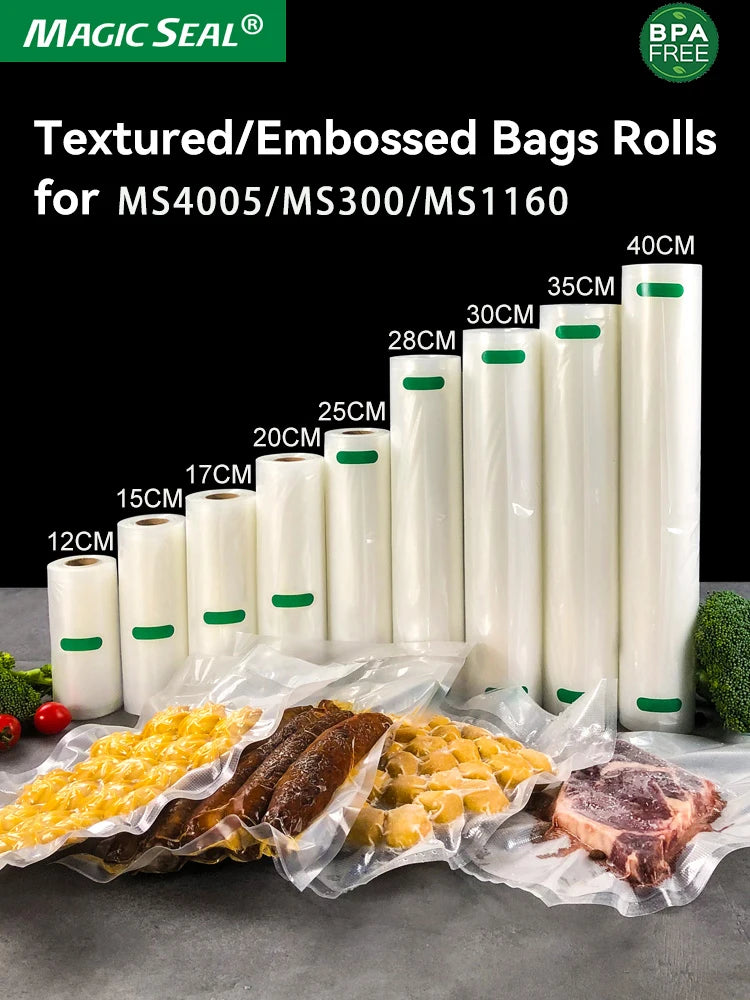 Vacuum Sealer Machine MAGIC SEAL MS300 for Food Plastic Packaging Sealer Mylar Bags Sealer Sealing machine Automatic Manual Mode