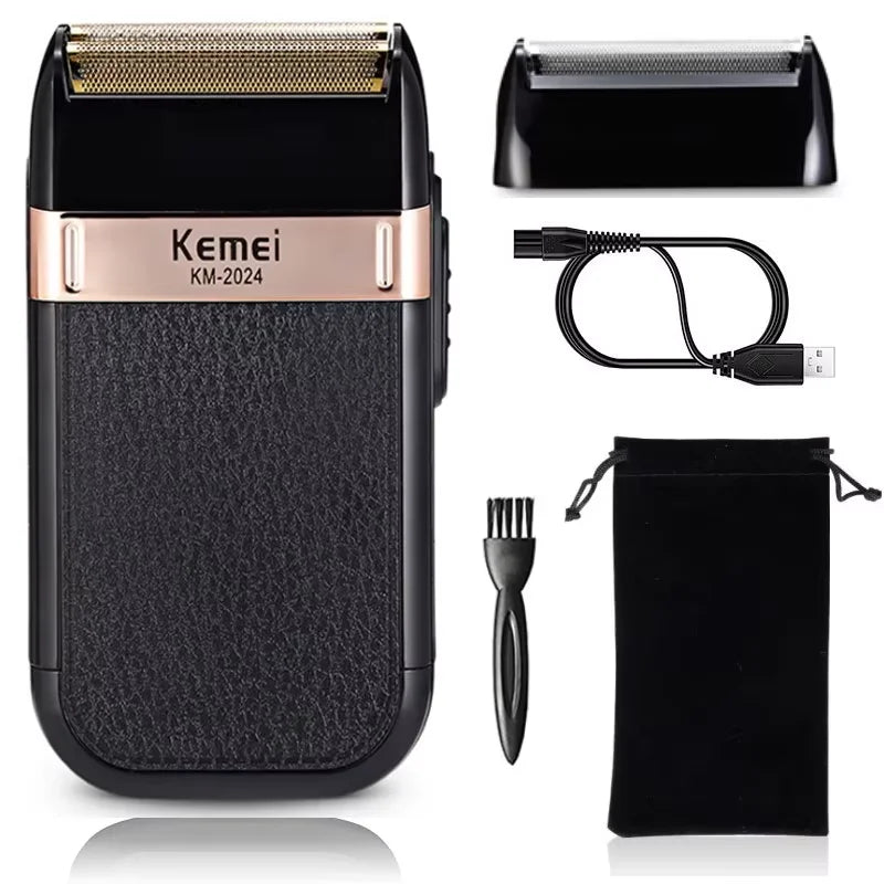 Achieve precise grooming with this professional wireless electric hair clipper and shaver—designed for men who want a smooth, effortless haircut anytime, anywhere!