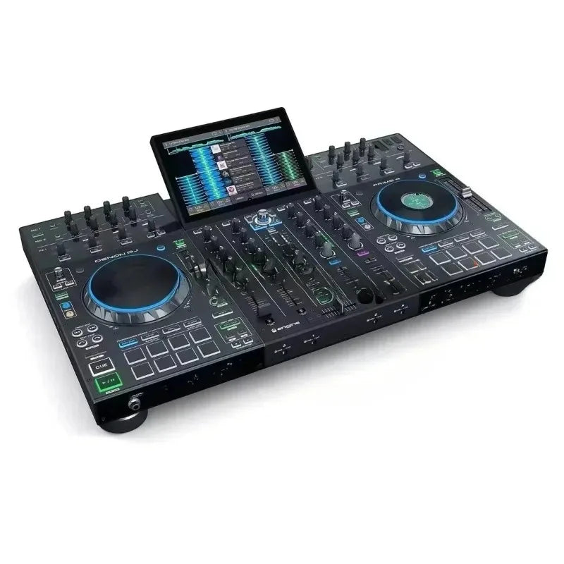 New 4-Deck DJ Controller System w/ 10" Touchscreen, Standalone Unit, Summer Sales, Buy with Confidence