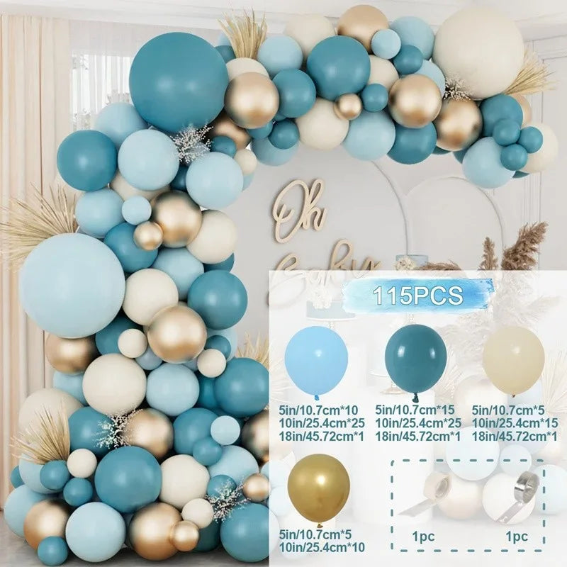 Balloon Garland Arch Kit Birthday Party Decoration Girl Birthday Foil Balloon Bridal baptism Decor Globos Wedding Party Supplies