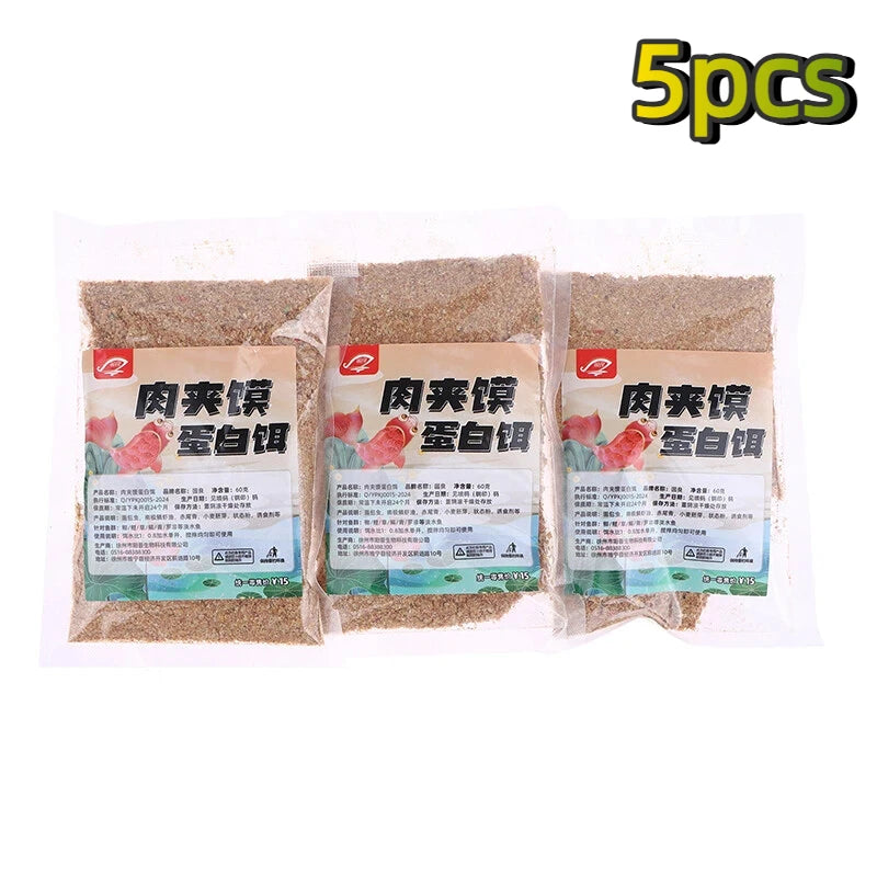 Natural Bait Processed Fishing Food Strong Flavor Groundbait Attractant Additive Scent Feed For Carp Crucian Catfish