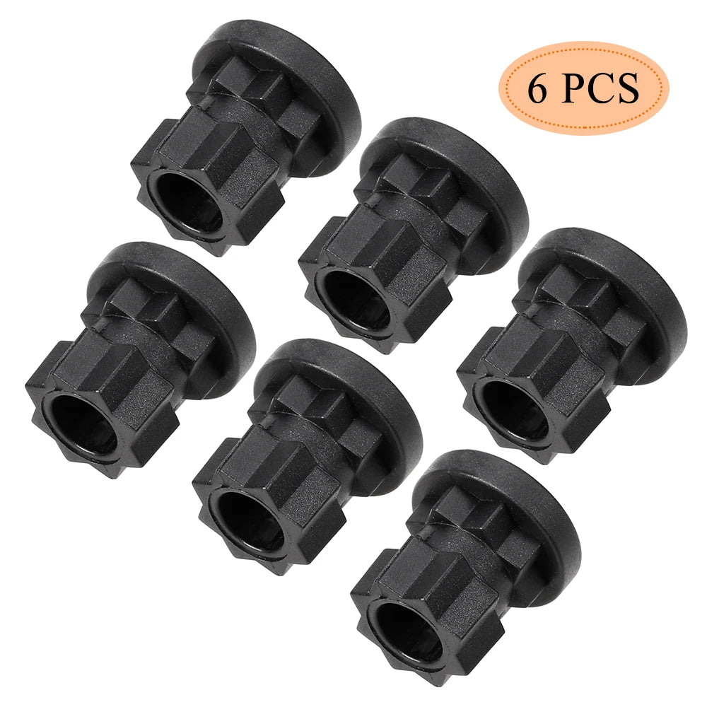 6Pcs Ram Mount Track Mounting Base Track Gear Adapter Kayak Track Mount for Kayak Boat Angler Fishing Rod