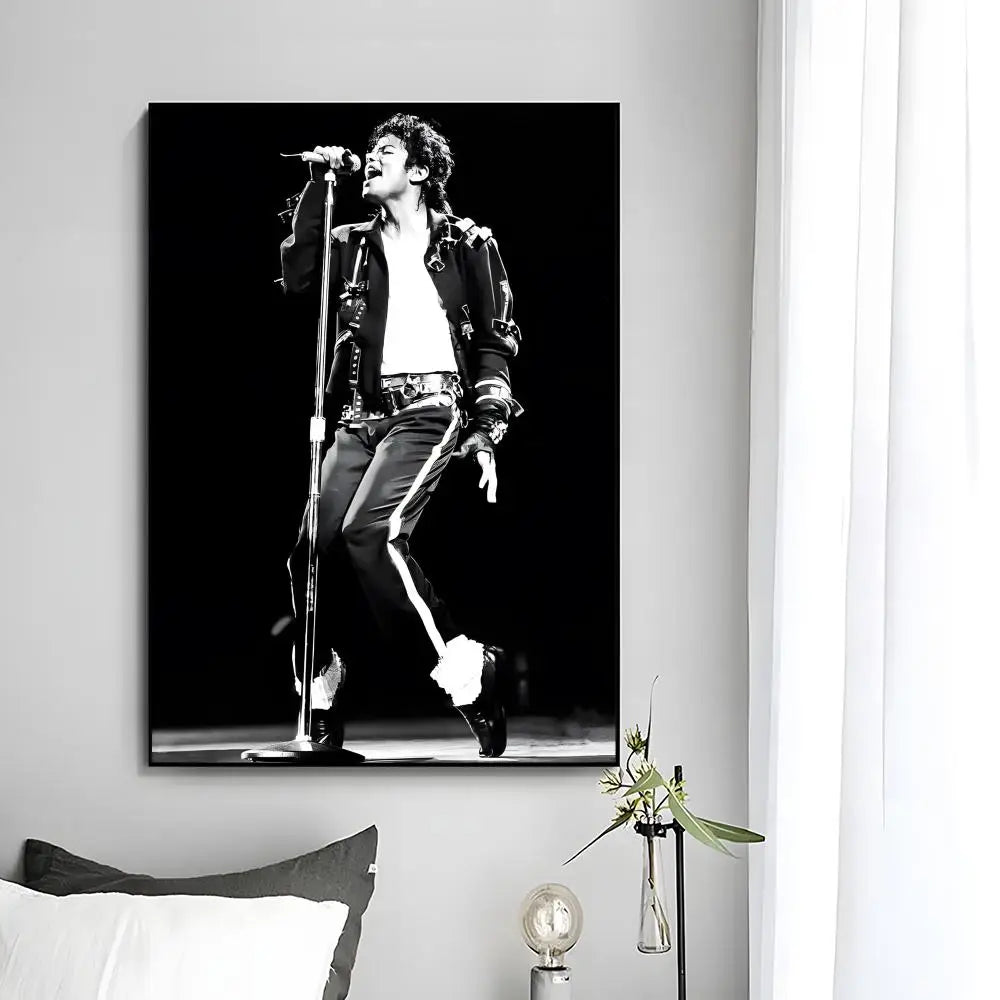 MJ Michael Jackson Poster Wall Art Print Decorative Mural Home Decor Gift Unframed