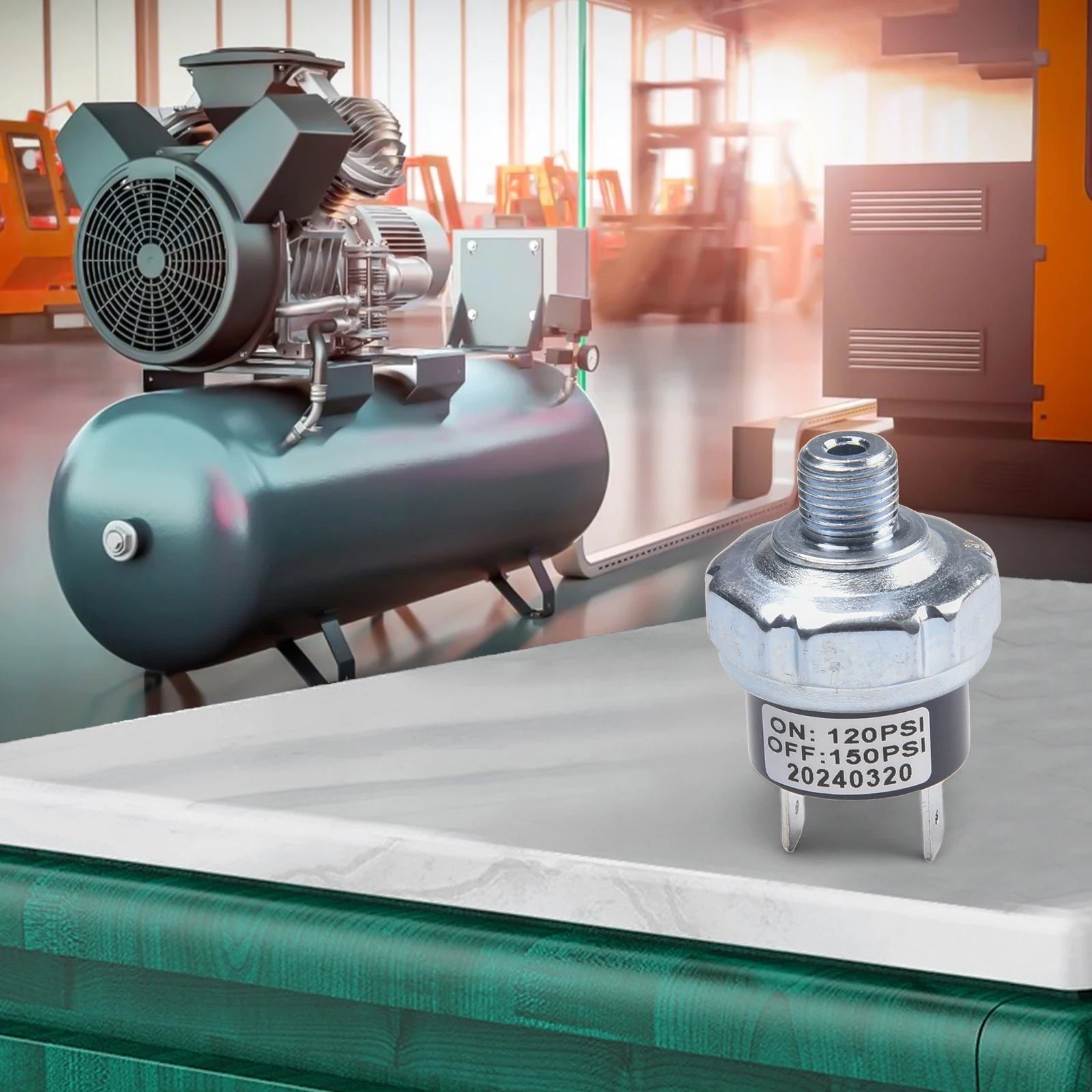 Ensure optimal performance with this reliable air compressor pressure switch—precise control for maintaining safe and efficient pressure levels!