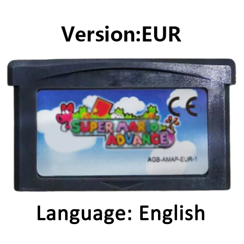 Mario GBA Games cards EUR USA Version