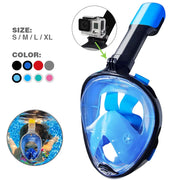 Underwater Scuba Anti Fog XIAOTREE Full Face Diving Mask Snorkeling Respiratory Masks Safe Waterproof Swimming Equipment