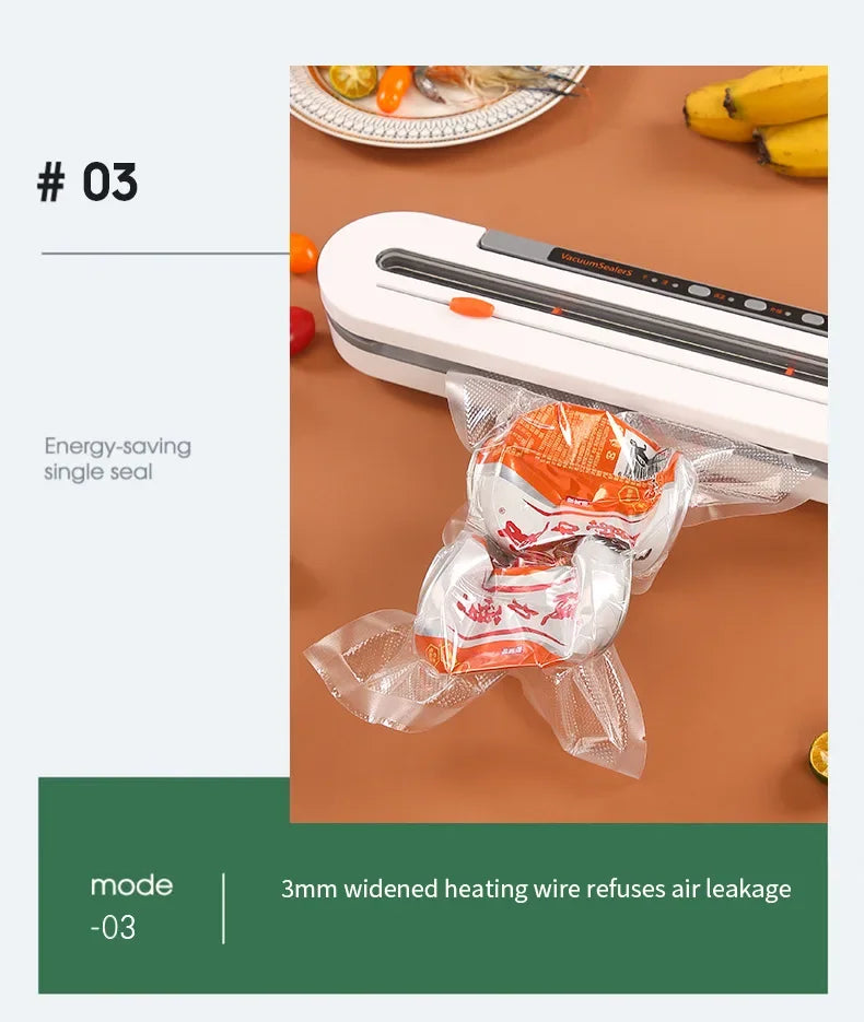 New Automatic 30cm Vacuum packaging machine Food Vacuum sealer for Dry wet soft powder Household food Storage Sealing machine