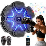 Music Boxing Machine for Adults and Kids, Smart Bluetooth Boxing Training Equipment with Gloves for Home,Office and Gym