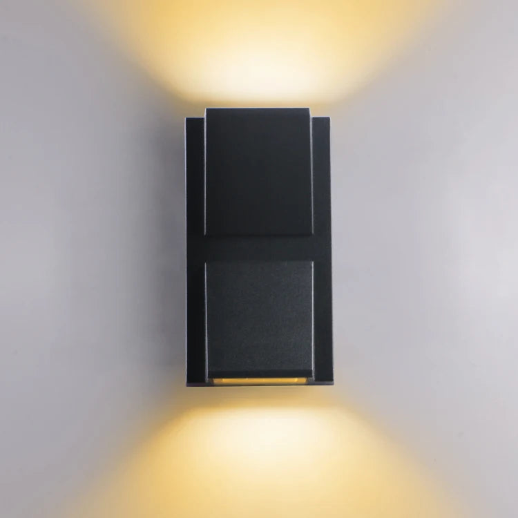 Led Wall Lamp Outdoor Indoor Waterproof Surface Mounted LED Up and Down Wall Light Porch Garden AC85-265V