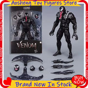 Hot Venom Legends Action Figure Joint Movable Toys Movie Collection Change Face Statue Model Collectible Decorate For Toy Gift