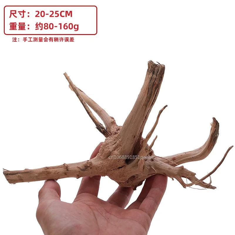 Fish Tank Decoration Natural Wooden Small Habitat Roots Driftwood Scenery Decorative Ornaments Aquarium Landscape Tree Roots
