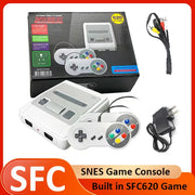 Mini Portable Retro Video Game Console For SNES Home Game Player AV Output Built in SFC620 Game with Wired Gamepad GameAccessory