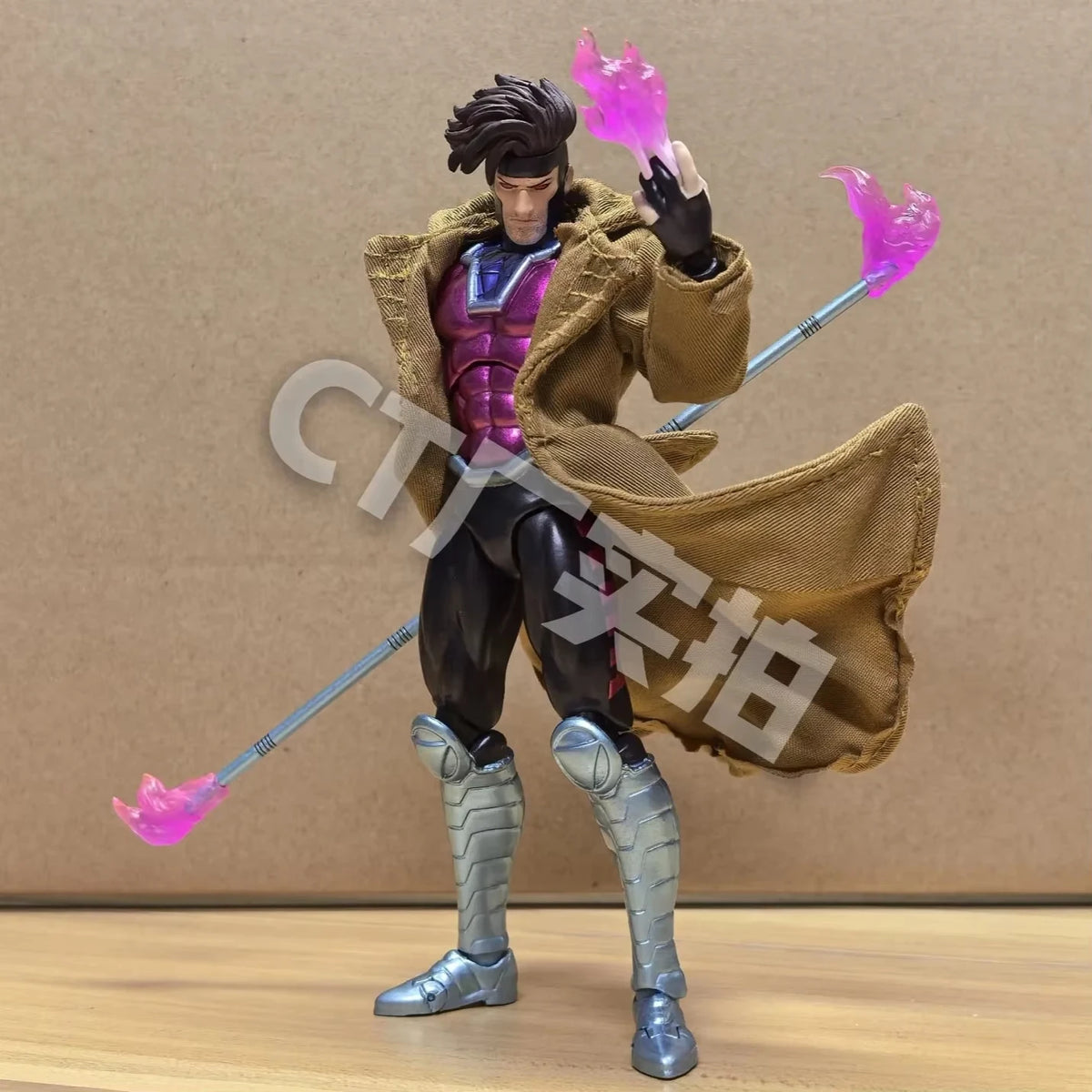 Original Ct Toys Gambit Figure Mafex 131 X-Men Wolverine Shf Anime Action Figure Figurine Statue Model Toy Customized Gift