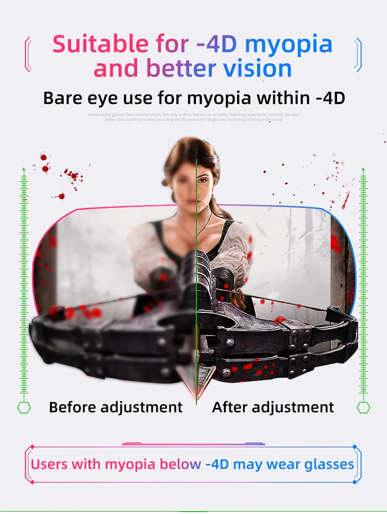 VR Glasses 3D Virtual Reality Headset