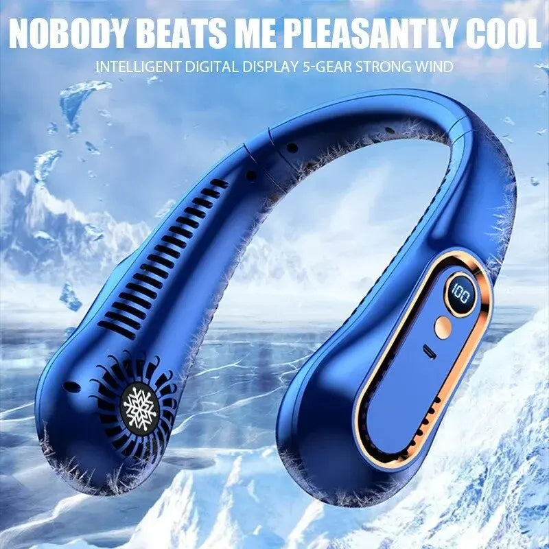 Portable neck fan