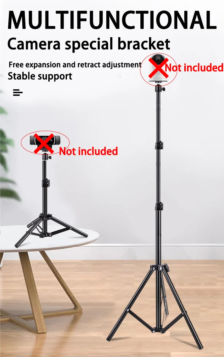 Projector stand live tripod portable photo video selfie flat-standing folding mobile phone stand triangular wholesale