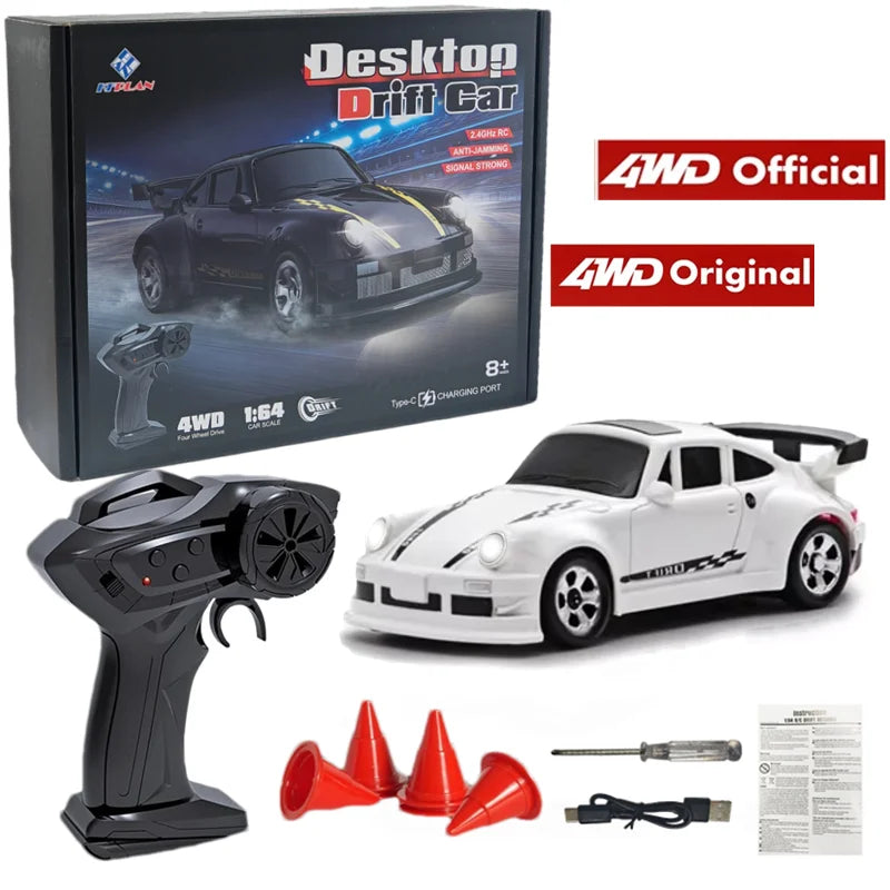4WD RC Drift Car 1:43 Remote Control Cars Truck 4x4 Racing Drifting 2.4G Radio Mini Vehicle Model Toy Gift for Adults Kids Boys