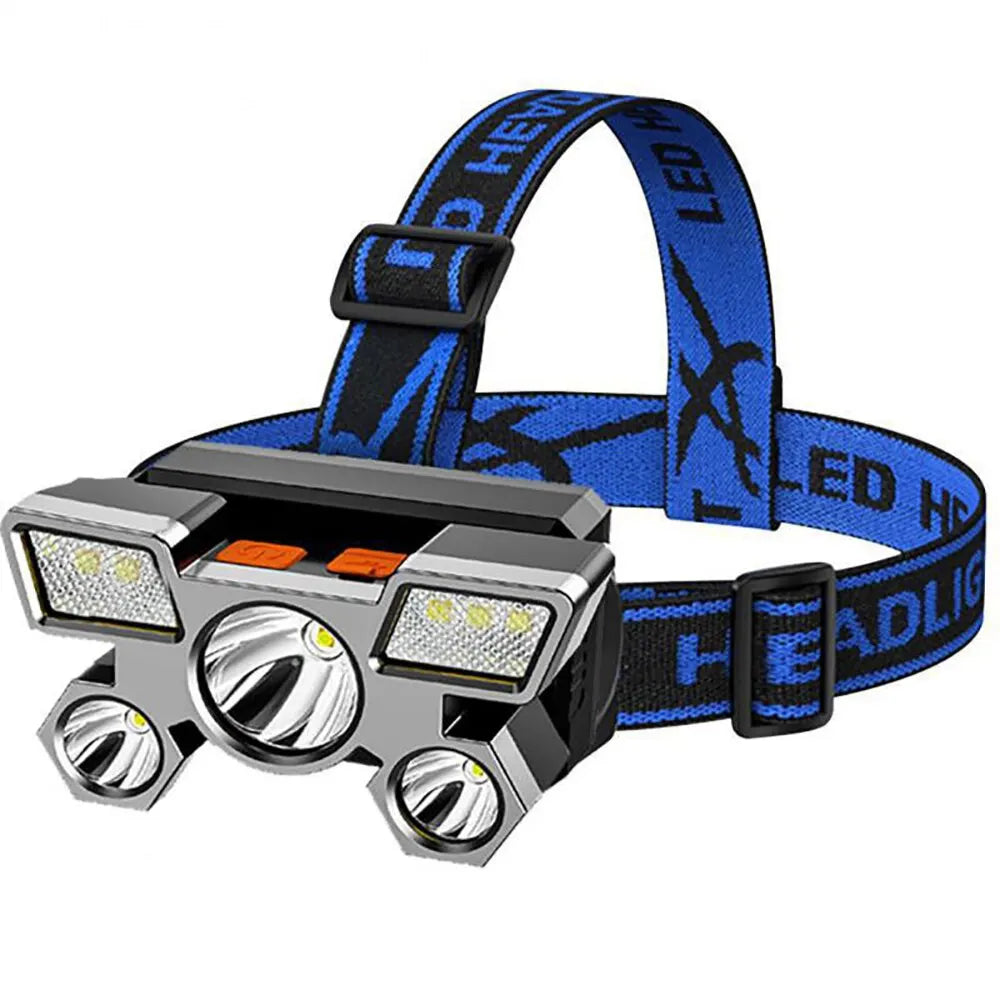 Light up your adventures with this super bright, rechargeable LED high power headlamp—perfect for hands-free illumination anytime!