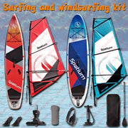 Water Surfing 2-in-1 Windsurf Sail With Sup Board Windsurfing For Smooth Sailing And Paddleboarding Inflatable Surfboard Sailing