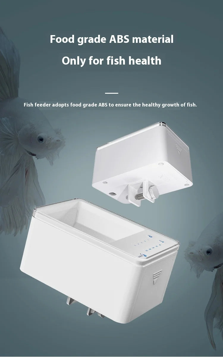 LED Aquarium Digital Fish Tank 70ml Intelligent Digital Automatic Fishes Feeder with Timer Pet Feeding Fish Food Dispenser Food