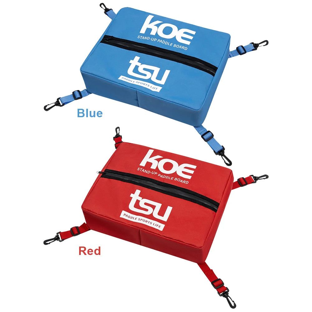 KOETSU Paddle Board Storage Bag Adjustable Paddleboard Deck Cooler Bag Sealed Zipper Food Storage Bag for Stand-Up Paddleboard