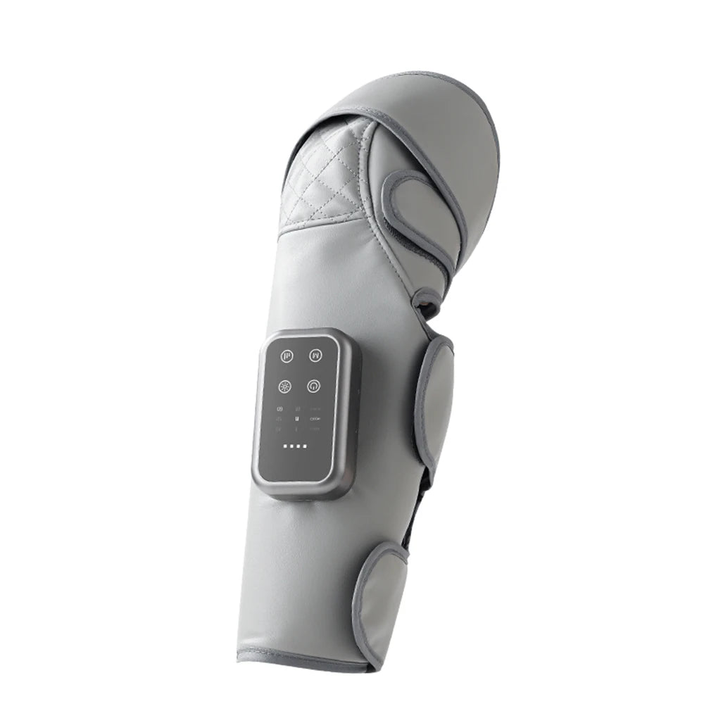 Wireless Knee Calf Massager Heated Air Pressure 360° Wrap Portable Leg Massage Device for Cold Legs Joints Muscles Relaxation