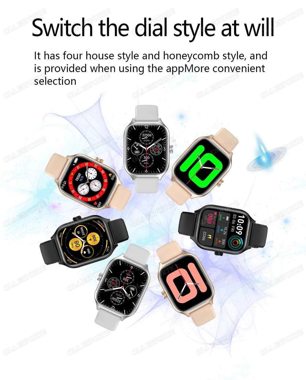 Stay connected and stylish with this versatile smartwatch compatible with both Android and iOS devices!