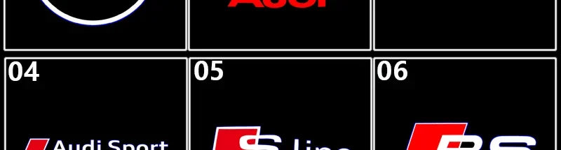 For Audi A4 A6L A5 A6 A8L Q8 Q3 Q4 Q5L Q7 RS ABT RS S7 S5 S6 Quattro Led Car Door Welcome Light Ghost Shadow Projector Logo Lamp