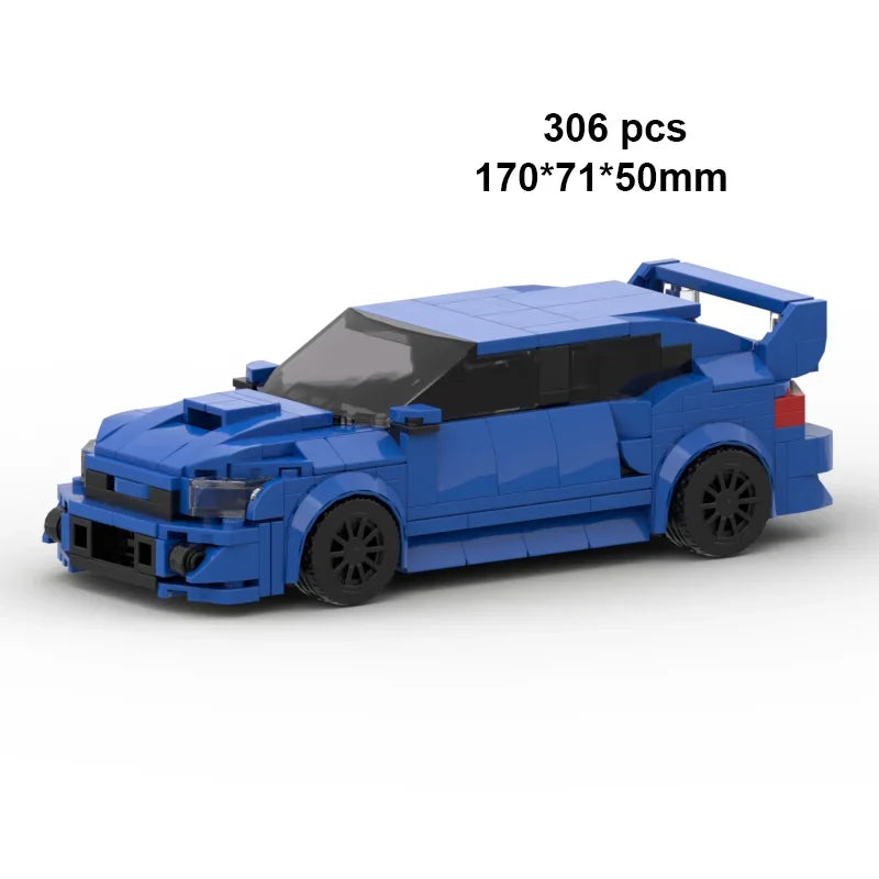 Technical Car Speed Racing Building Blocks Bricks Sets Sports Car MOC Garage City Vehicle Creative Toys For Kids