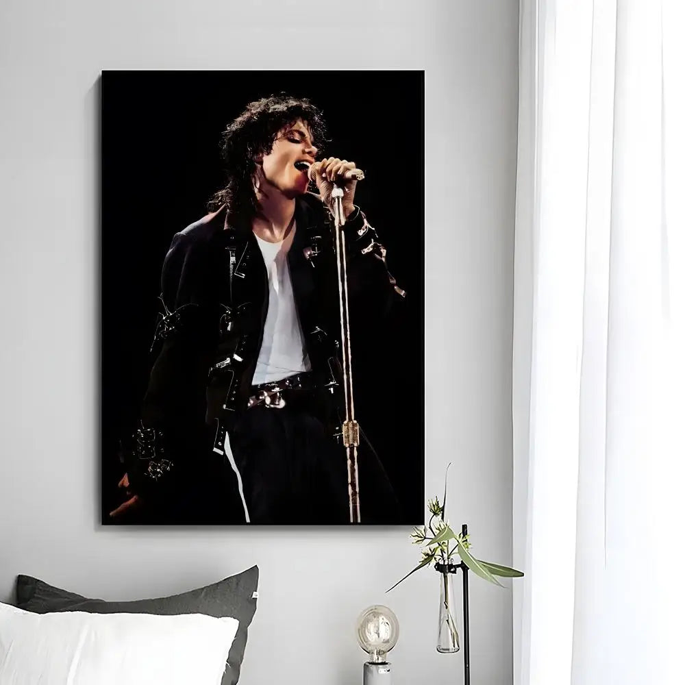 MJ Michael Jackson Poster Wall Art Print Decorative Mural Home Decor Gift Unframed