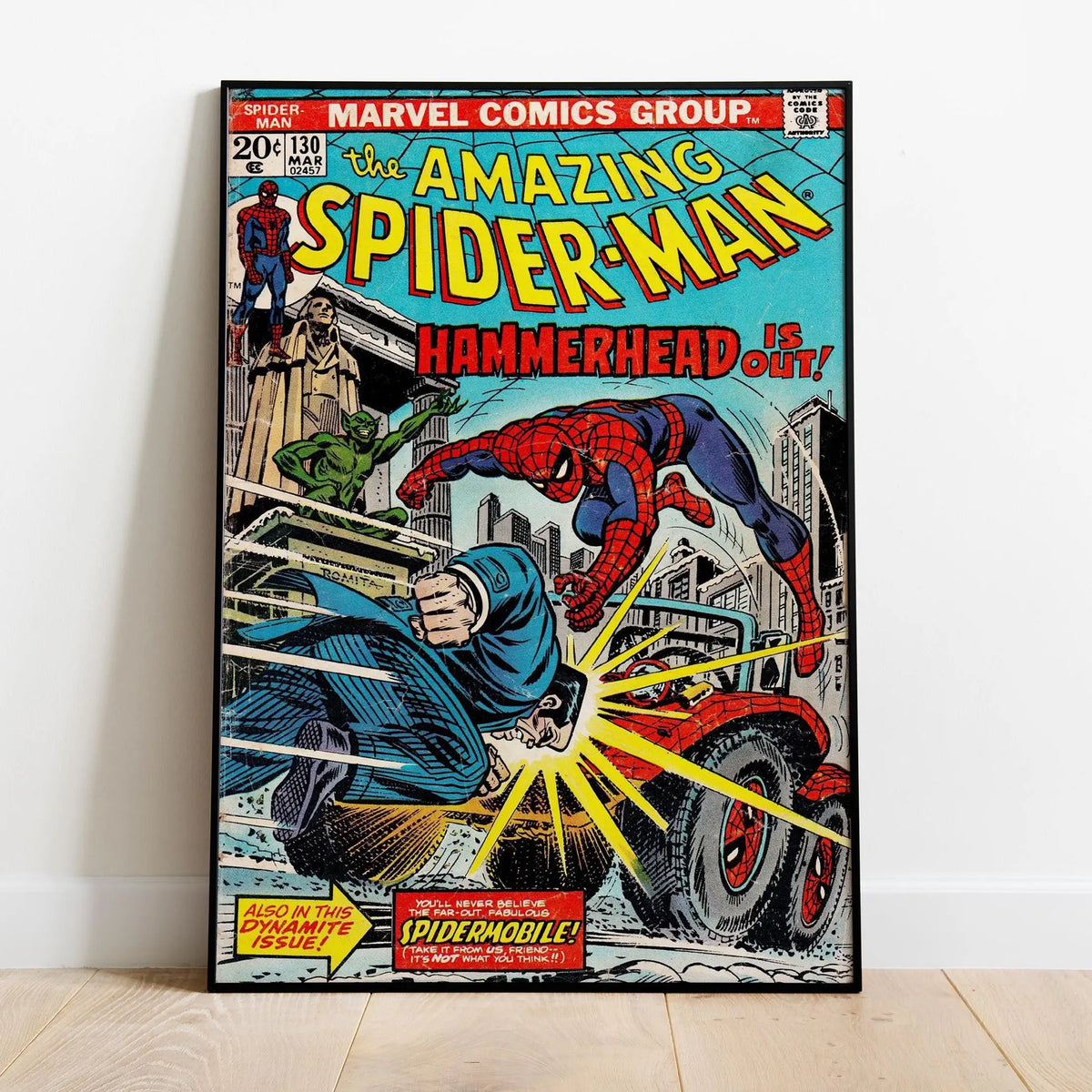 Spider Man Comic Book Covers Poster, Comics Print, Wall Art, Gift for Animation Fans