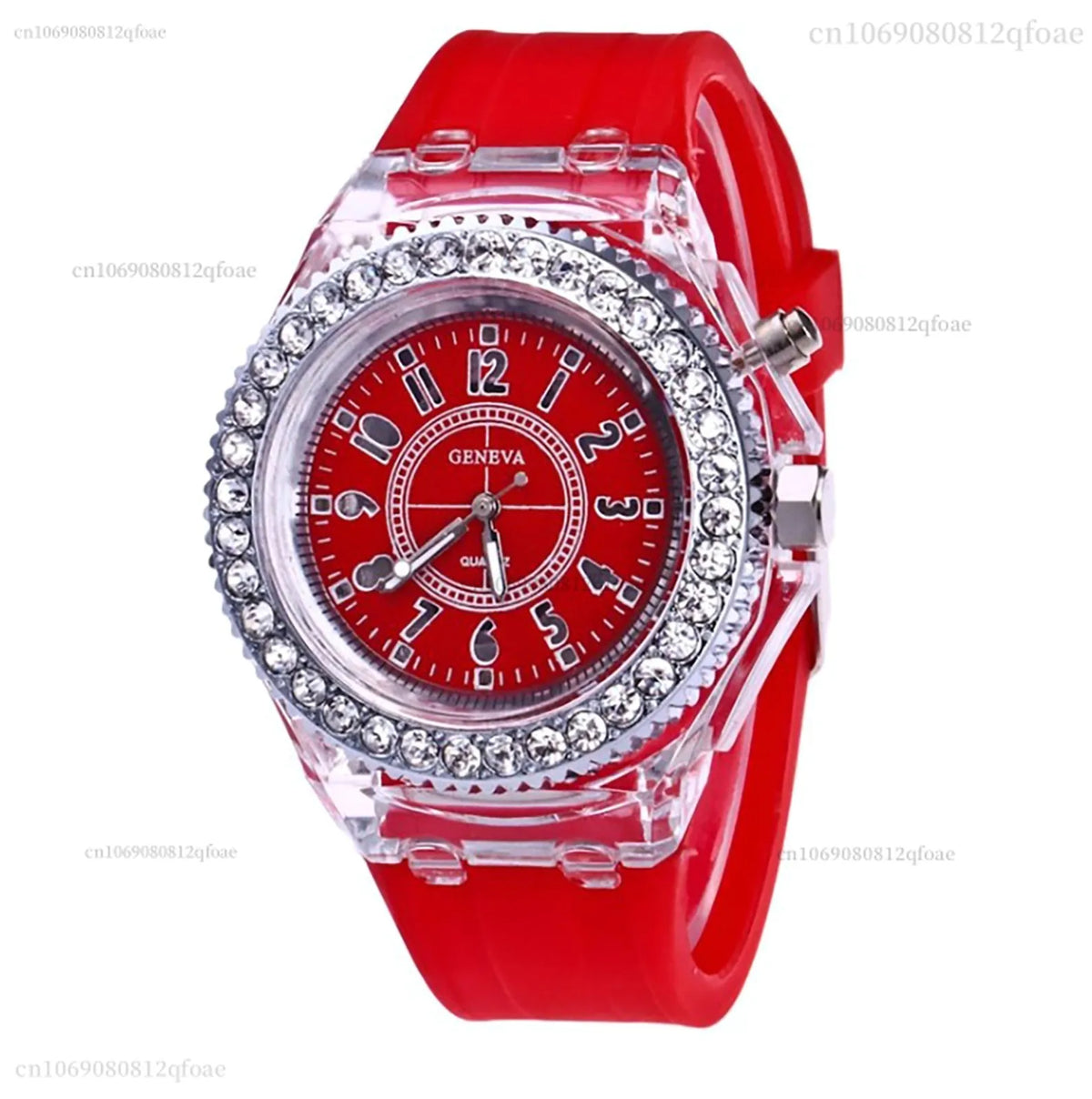 Luminous Colorful LED Luminous Watch for Male and Female Students, Fluorescent Quartz Hand for Male and Female Students