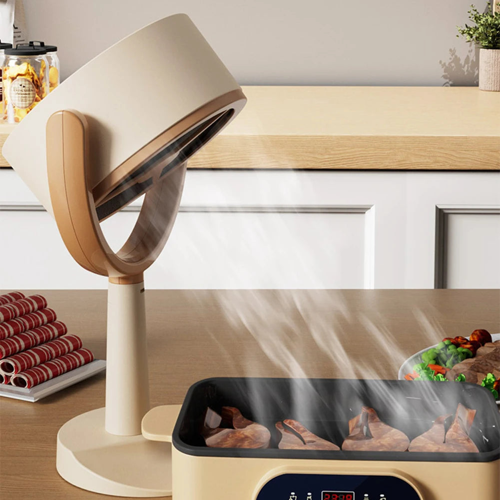USB Desktop Range Hoods Portable Exhaust Fan Adjustable Angle Small Kitchen Hood Extractor Barbecue Large Suction Cooker Hood