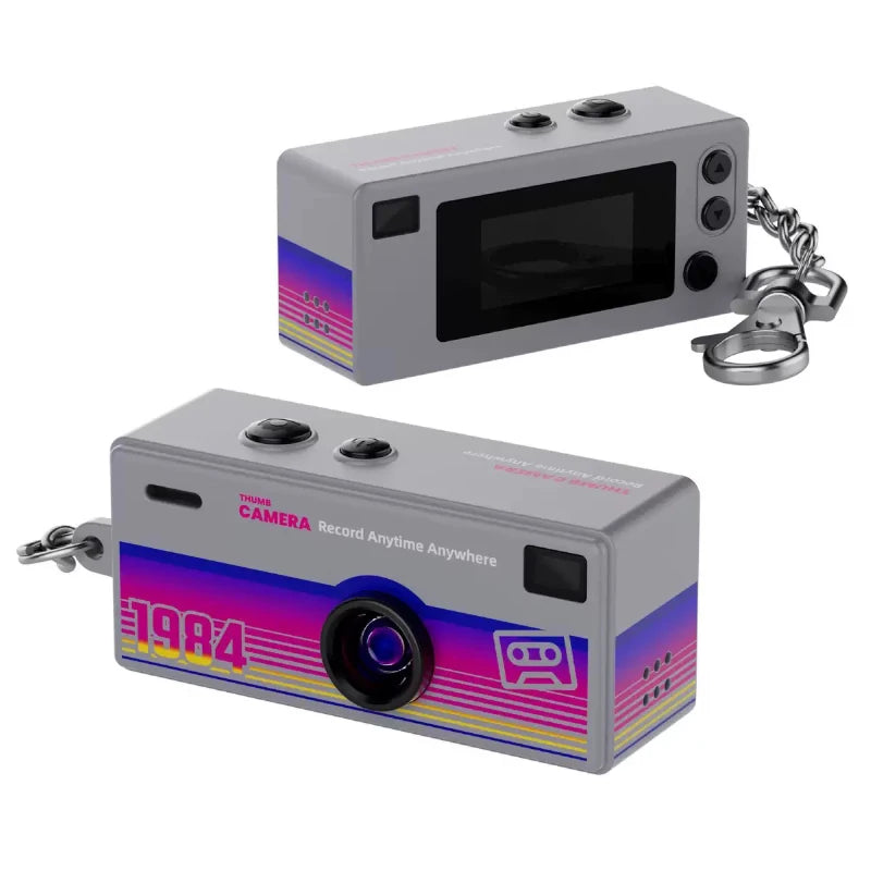 Retro Mini Keychain Thumb Camera 1080P