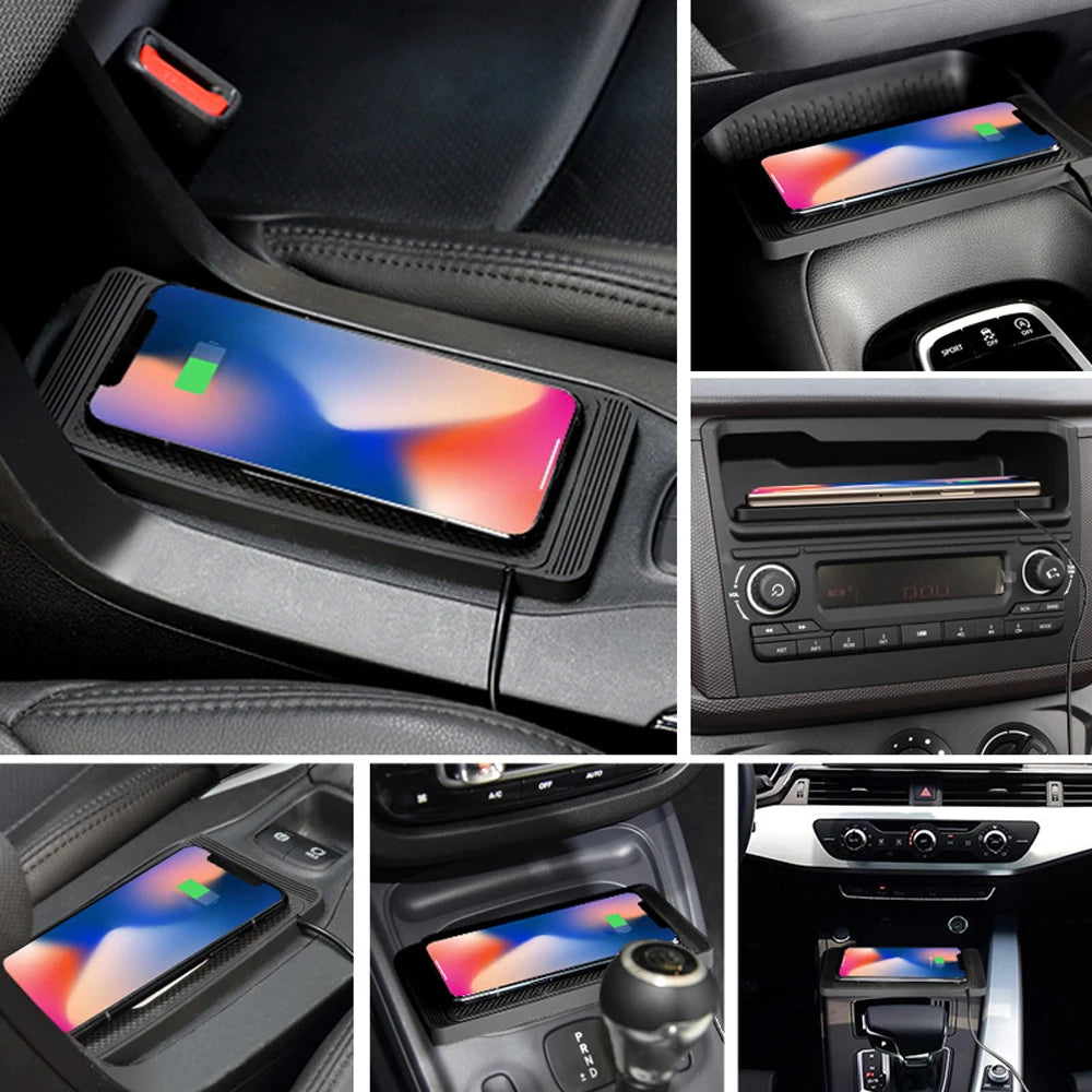 Experience hassle-free charging with this intelligent wireless charger featuring automatic sensing—perfectly compatible with Android devices for use at home or in the car!