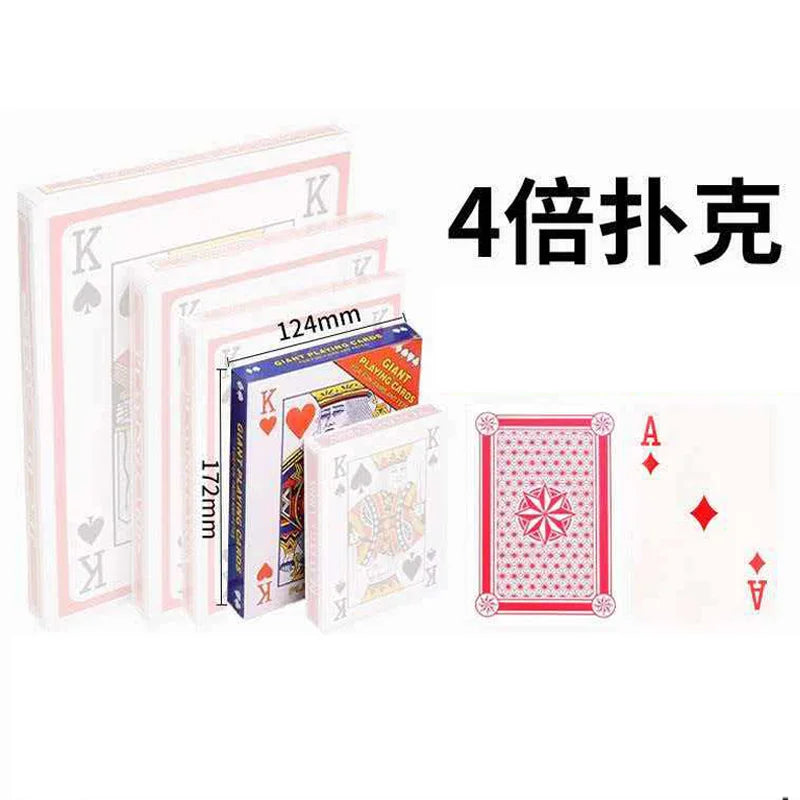 Giant Playing Cards Jumbo Oversized Novelty Gifts Carnival Birthday Wedding Night Party Company Team Building Games Prop