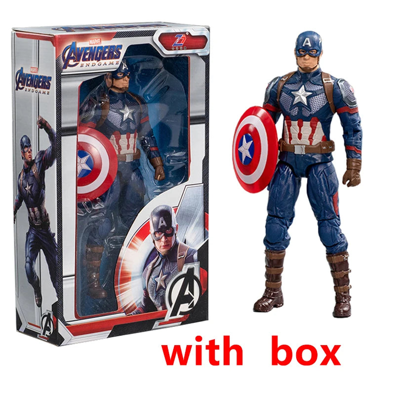Marvel figure legends collection Spider-Man Thanos Iron Man Spider Captain Thor Hulk avenger action decoration toy boy kids gift