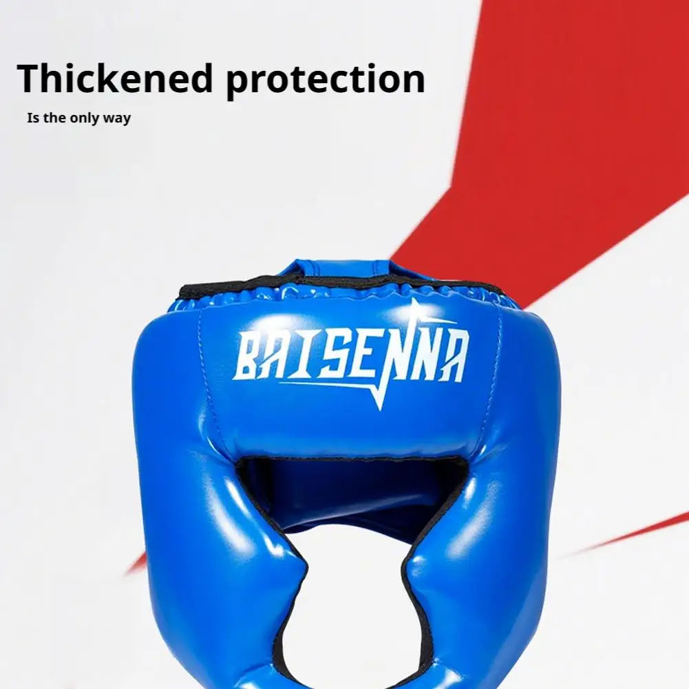Kick Boxing Helmet for Adult & Kids PU Muay Thai Equipment Headgear Guard Training Taekwondo Head Boxing Sparring Gym