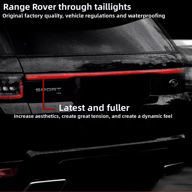 For Range Rover Executive / Sport 2013-2022 Through Tail Lights Upgrade To The New Range Rover Rear Taillight