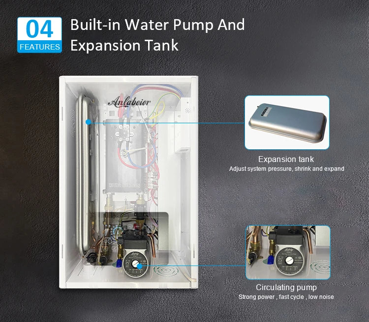 Enjoy efficient heating and hot water anytime with this electric boiler—reliable performance for your home or office!