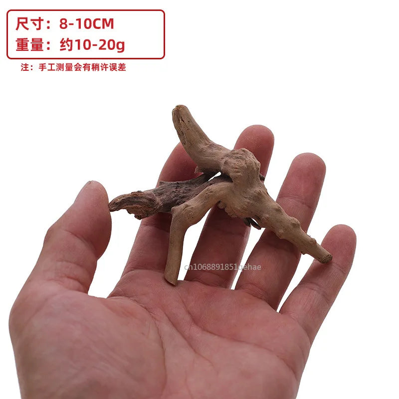 Fish Tank Decoration Natural Wooden Small Habitat Roots Driftwood Scenery Decorative Ornaments Aquarium Landscape Tree Roots