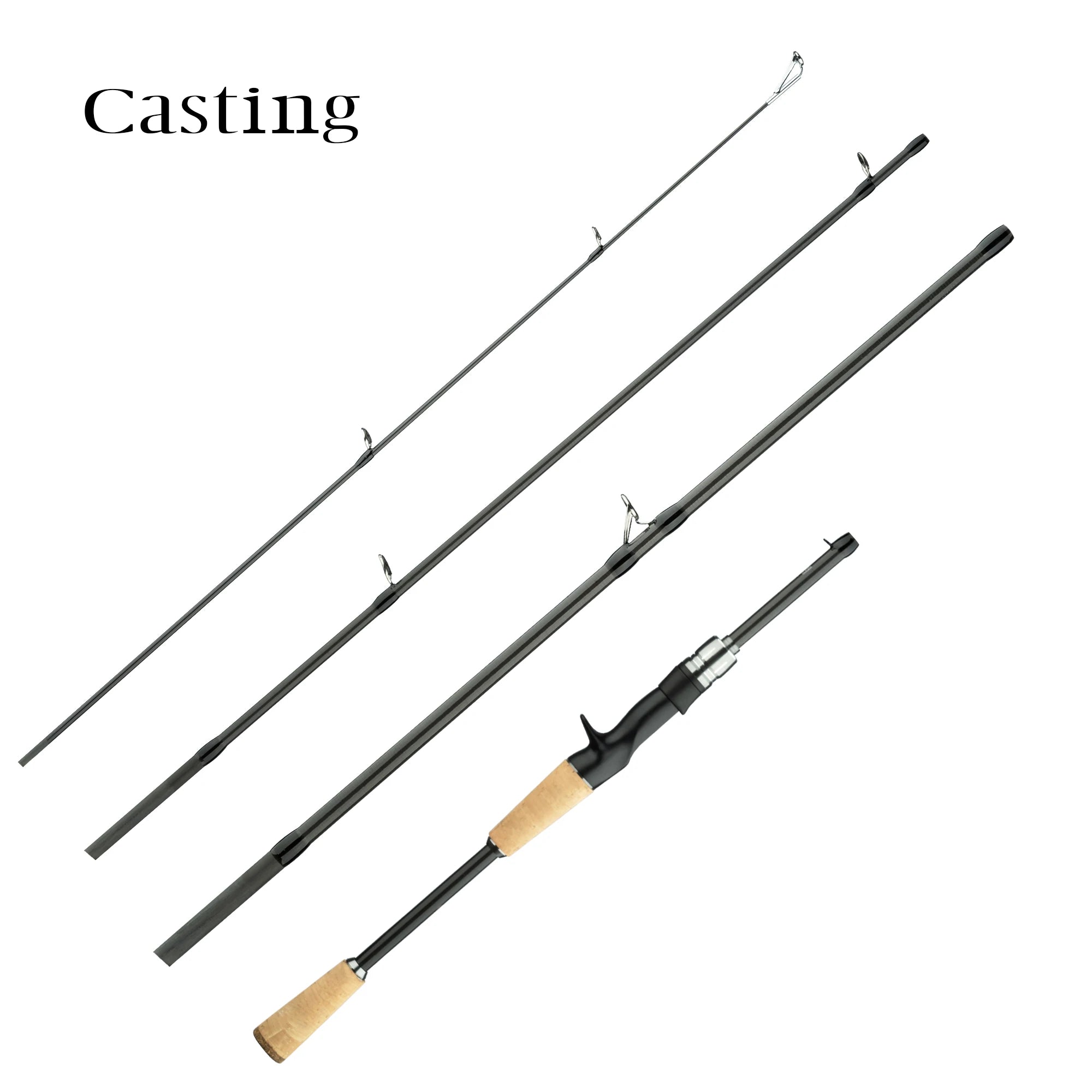 BIUTIFU Traveller Spinning Casting Carbon Fishing Rods Baitcasting Weight 5-35g M Fast Ultralight Lure Trout Mini Goods For Pole